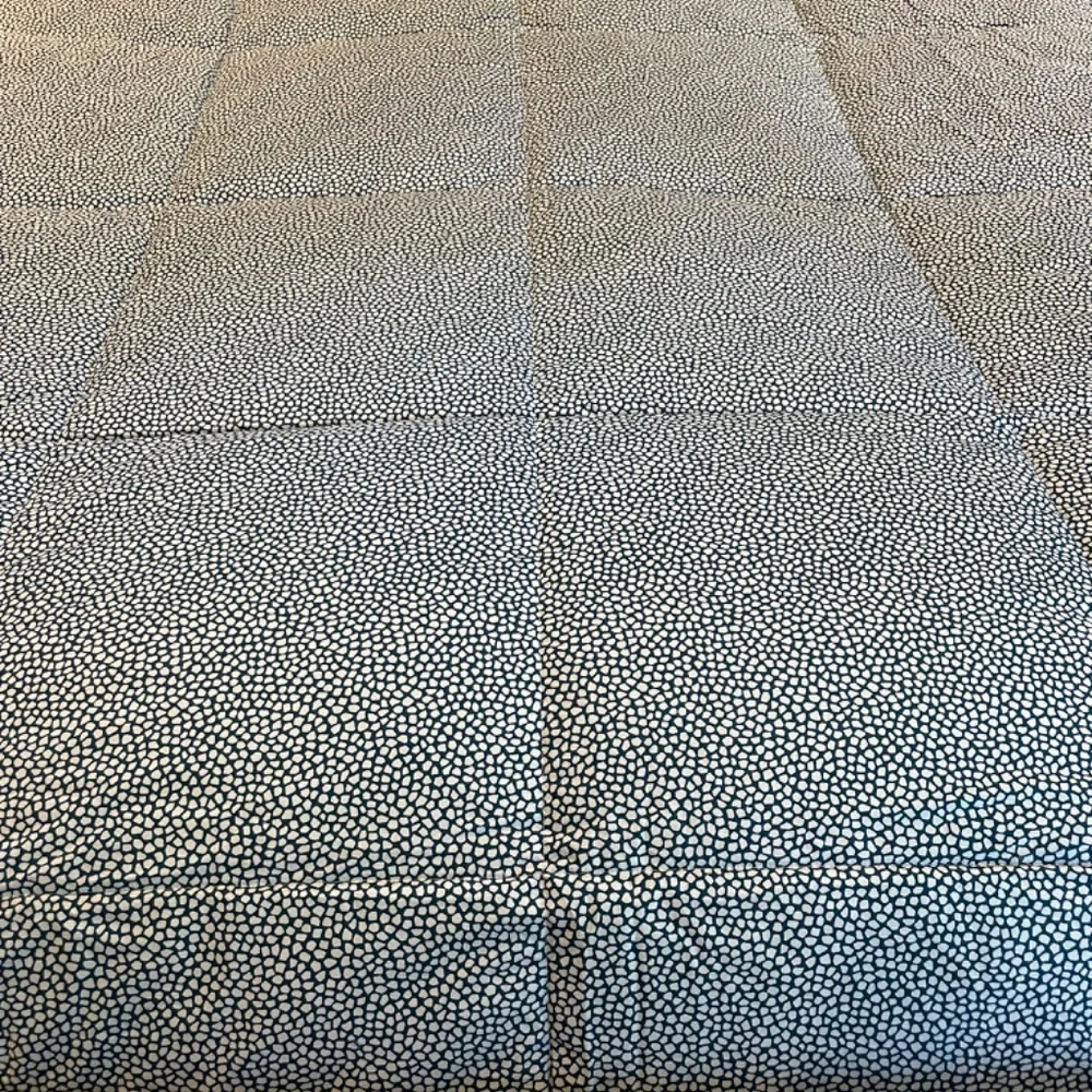 LANDS END Pureloft Printed COMFORTER Size: KING New Color: Baltic Teal Fish